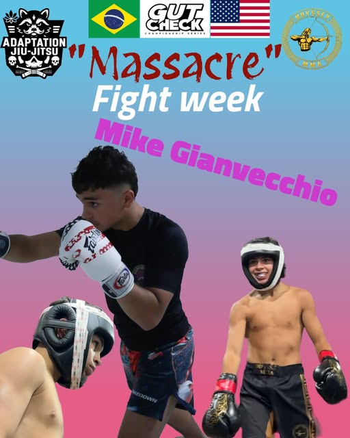 Odyssey MMA fighter fight week promo graphic